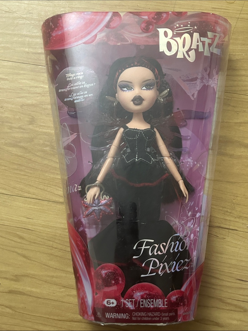 Bratz Fashion Pixiez Lina Doll in Black Dress. New